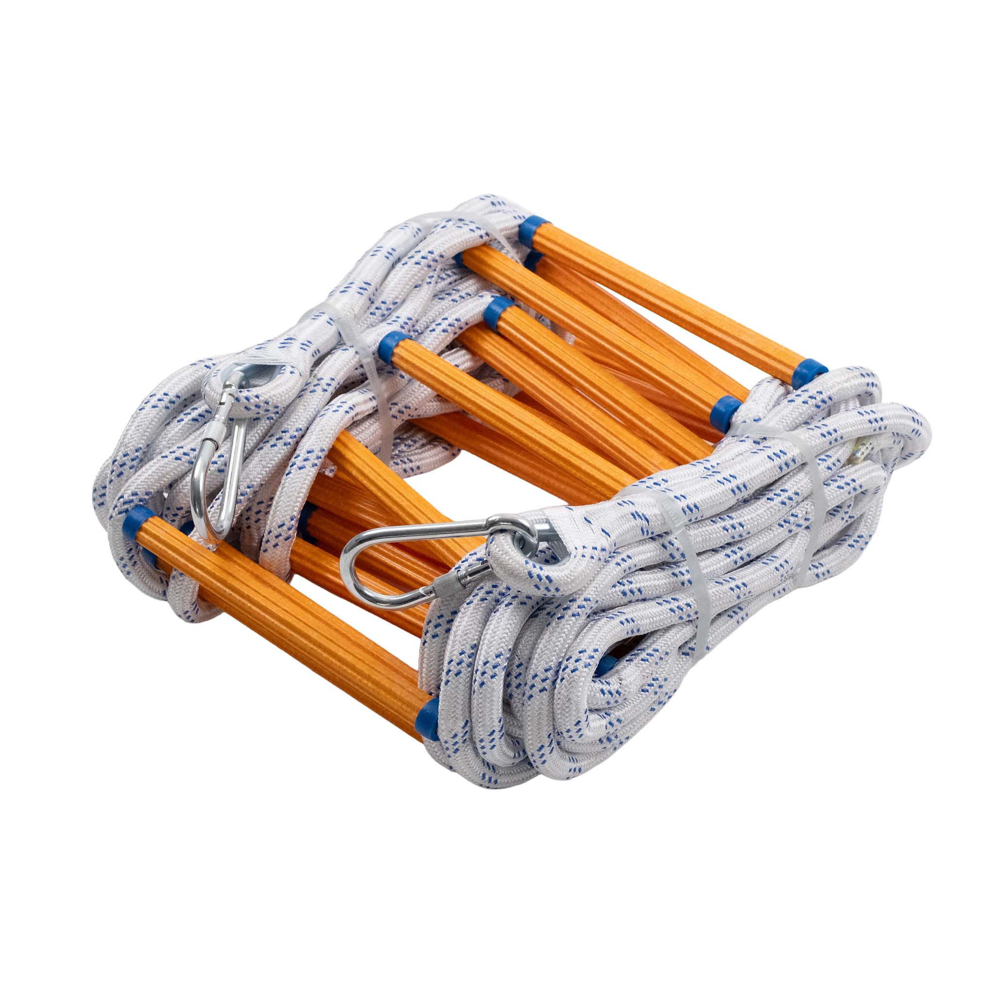 Vluchtladder van touw 10 meter, noodladder voor balkon, met opbergtas