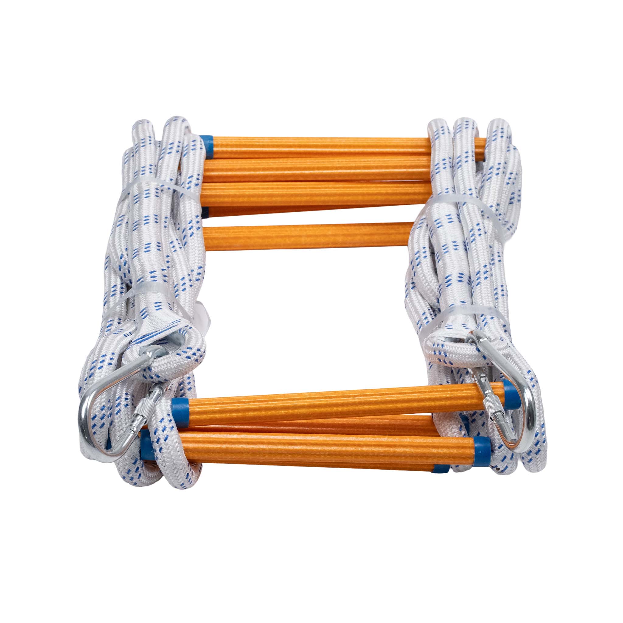 Vluchtladder van touw 5 meter, touwladder voor balkon met opbergtas